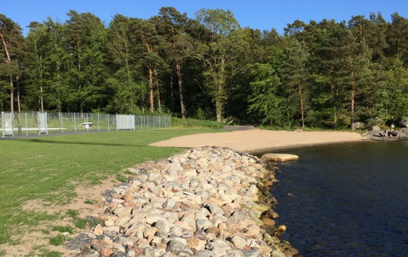 Vägga havsbad