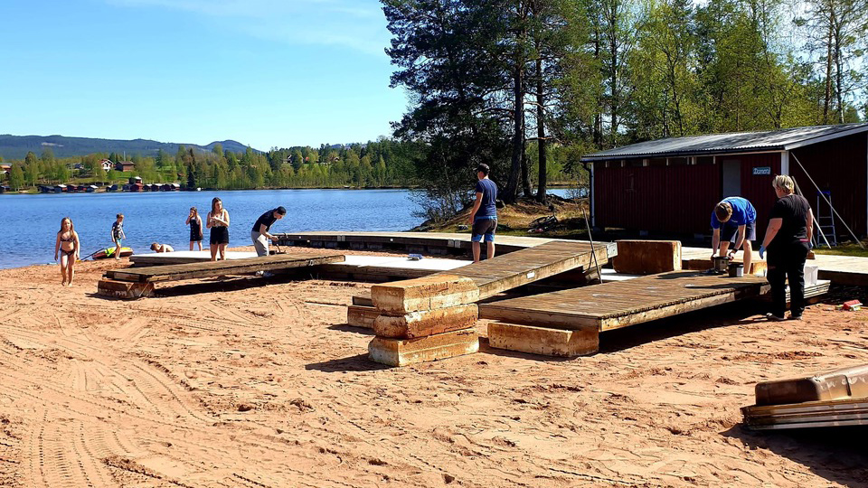 Nordomsjöns badplats