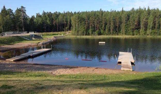 Kuppdammen, Garpenbergsbadet
