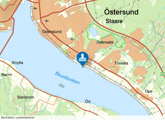 Mårtensviken, Storsjöstrand