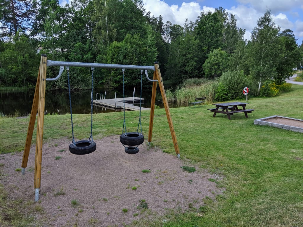 Baddammen, Järnforsen