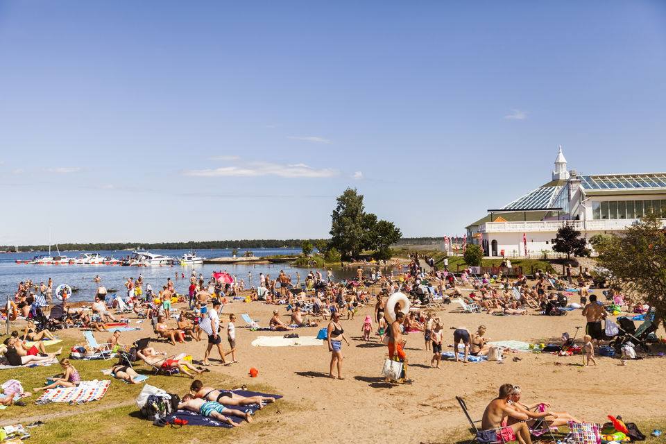Lysingsbadet, Korpaholmarna