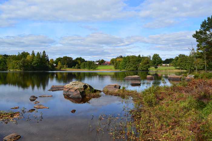 Vitasjön, Vägla badplats
