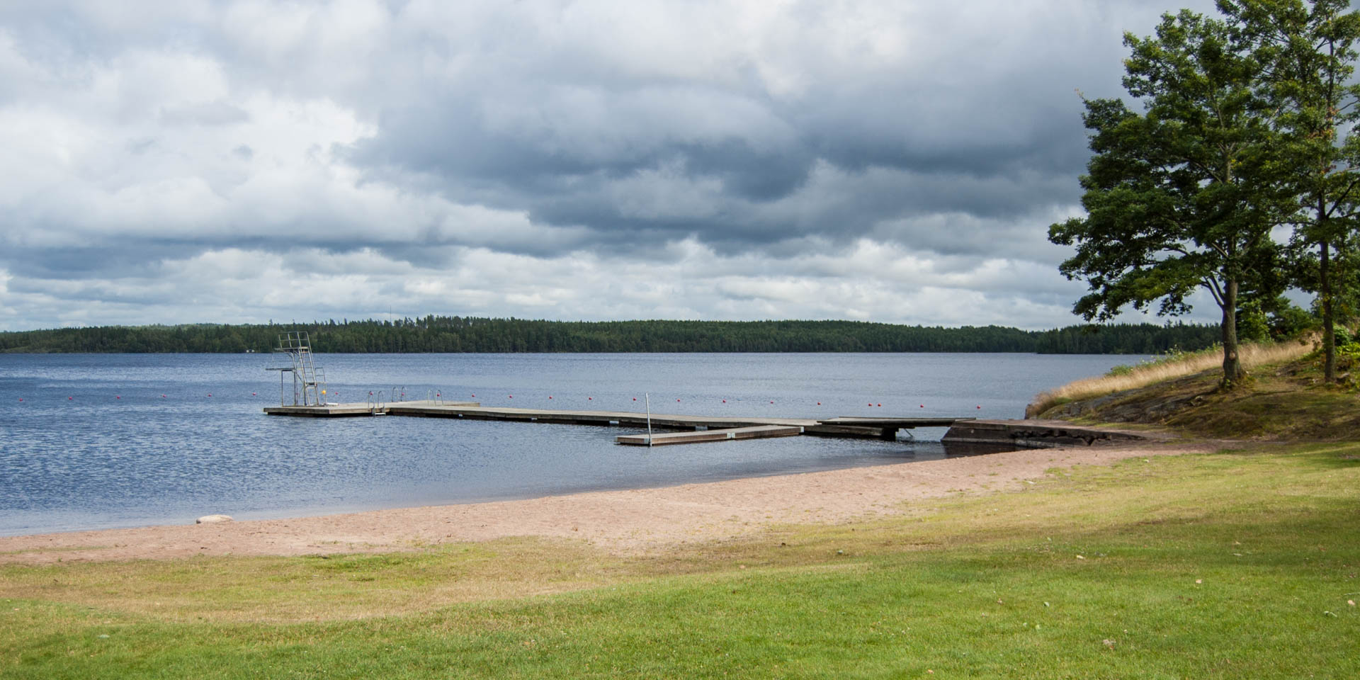 Läen, Lessebo badplats