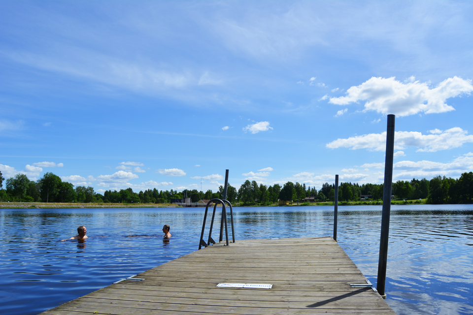 Bolmen, Skeens badplats