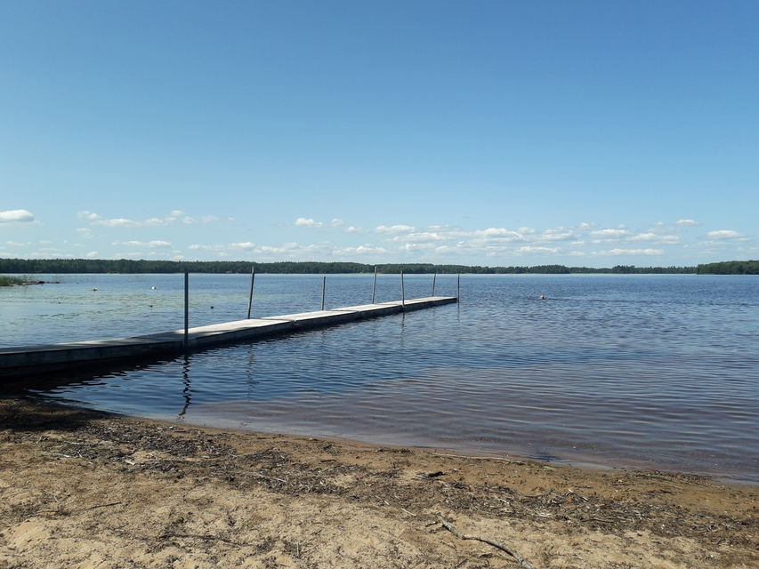 Helgasjön, Pene badplats