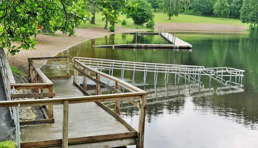 Almenäs badplats, Öresjö