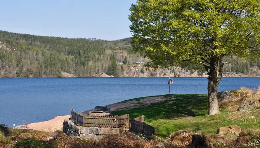 Frufällans badplats, Öresjö