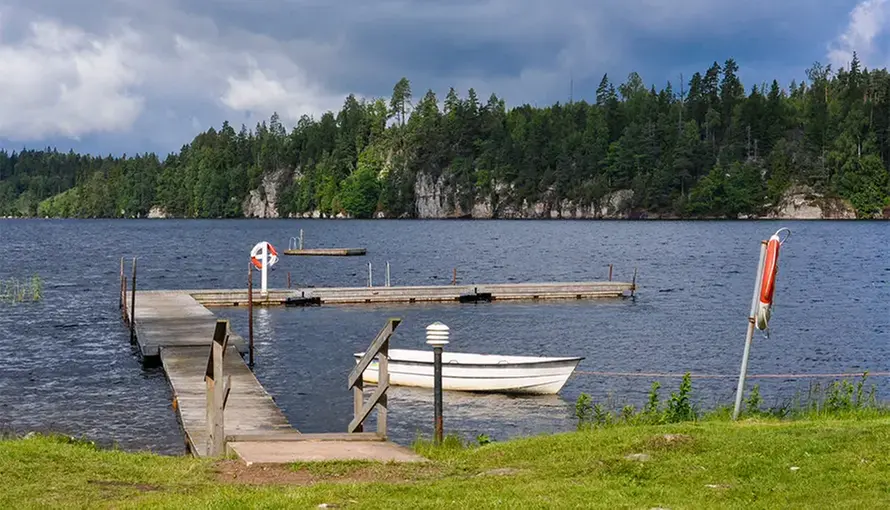 Solvikens badplats, Ärtingen
